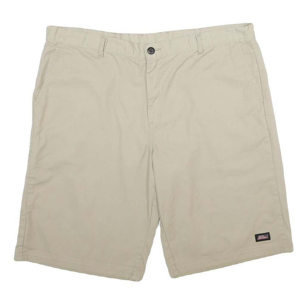 DICKIES Mens Shorts Beige Casual Plain 2XL W42 Workwear Relaxed Fit