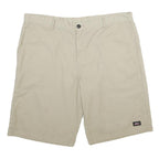 DICKIES Mens Shorts Beige Casual Plain 2XL W42 Workwear Relaxed Fit