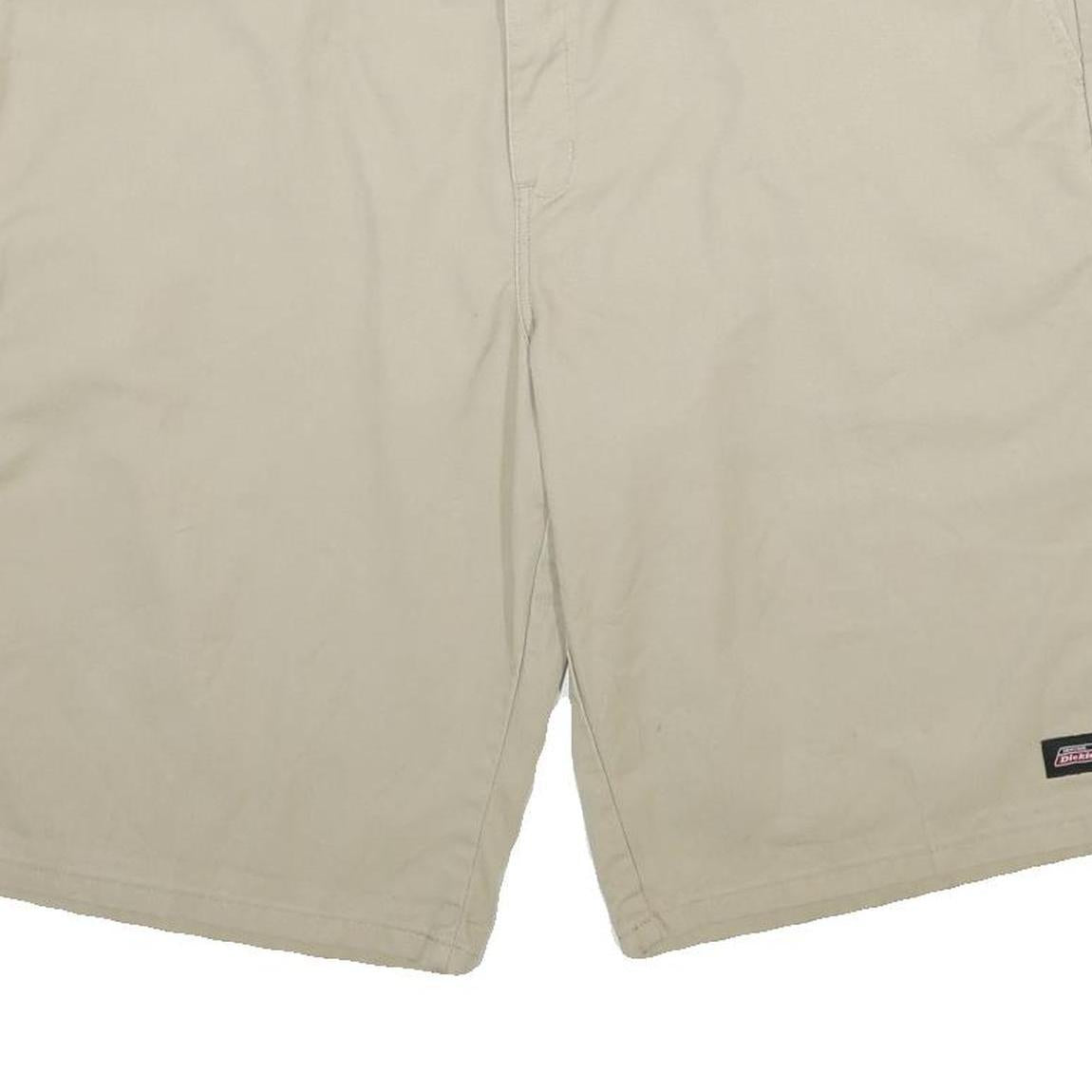DICKIES Mens Shorts Beige Casual Plain 2XL W42 Workwear Relaxed Fit