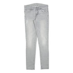 LEVI'S Womens Jeans Light Blue Slim Skinny Denim W26 L29 Zip Cotton Blend