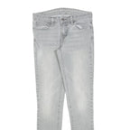 LEVI'S Womens Jeans Light Blue Slim Skinny Denim W26 L29 Zip Cotton Blend