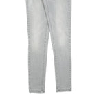 LEVI'S Womens Jeans Light Blue Slim Skinny Denim W26 L29 Zip Cotton Blend