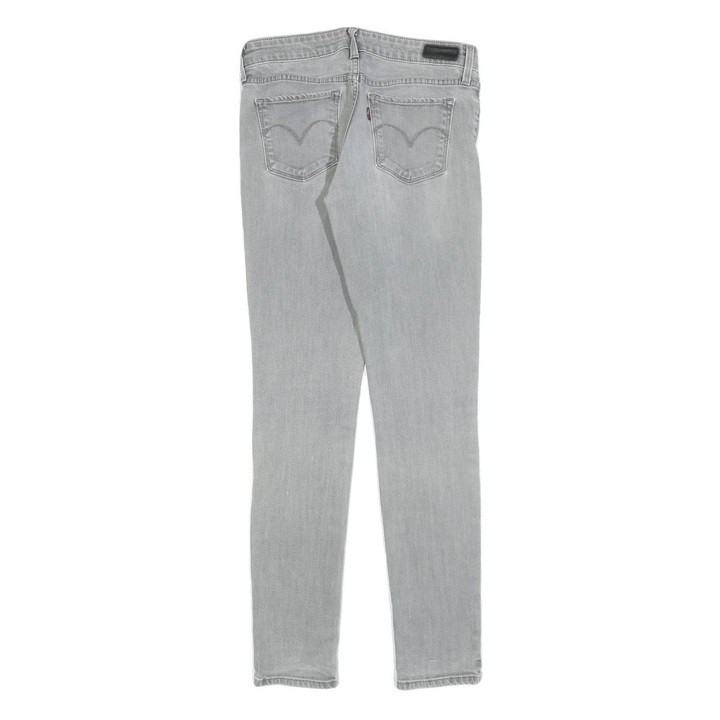 LEVI'S Womens Jeans Light Blue Slim Skinny Denim W26 L29 Zip Cotton Blend