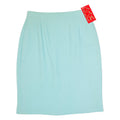 ESCADA Womens Pencil Skirt Blue Knee Length Wool M