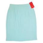 ESCADA Womens Pencil Skirt Blue Knee Length Wool M