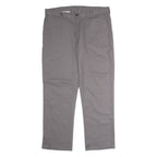 DICKIES Workwear Mens Trousers Grey Regular Straight W38 L30