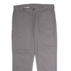 DICKIES Workwear Mens Trousers Grey Regular Straight W38 L30