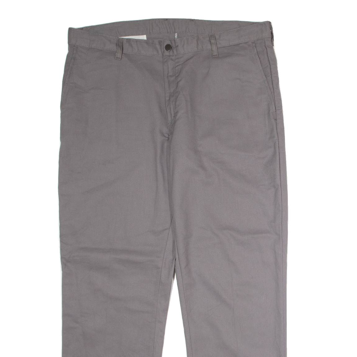 DICKIES Workwear Mens Trousers Grey Regular Straight W38 L30