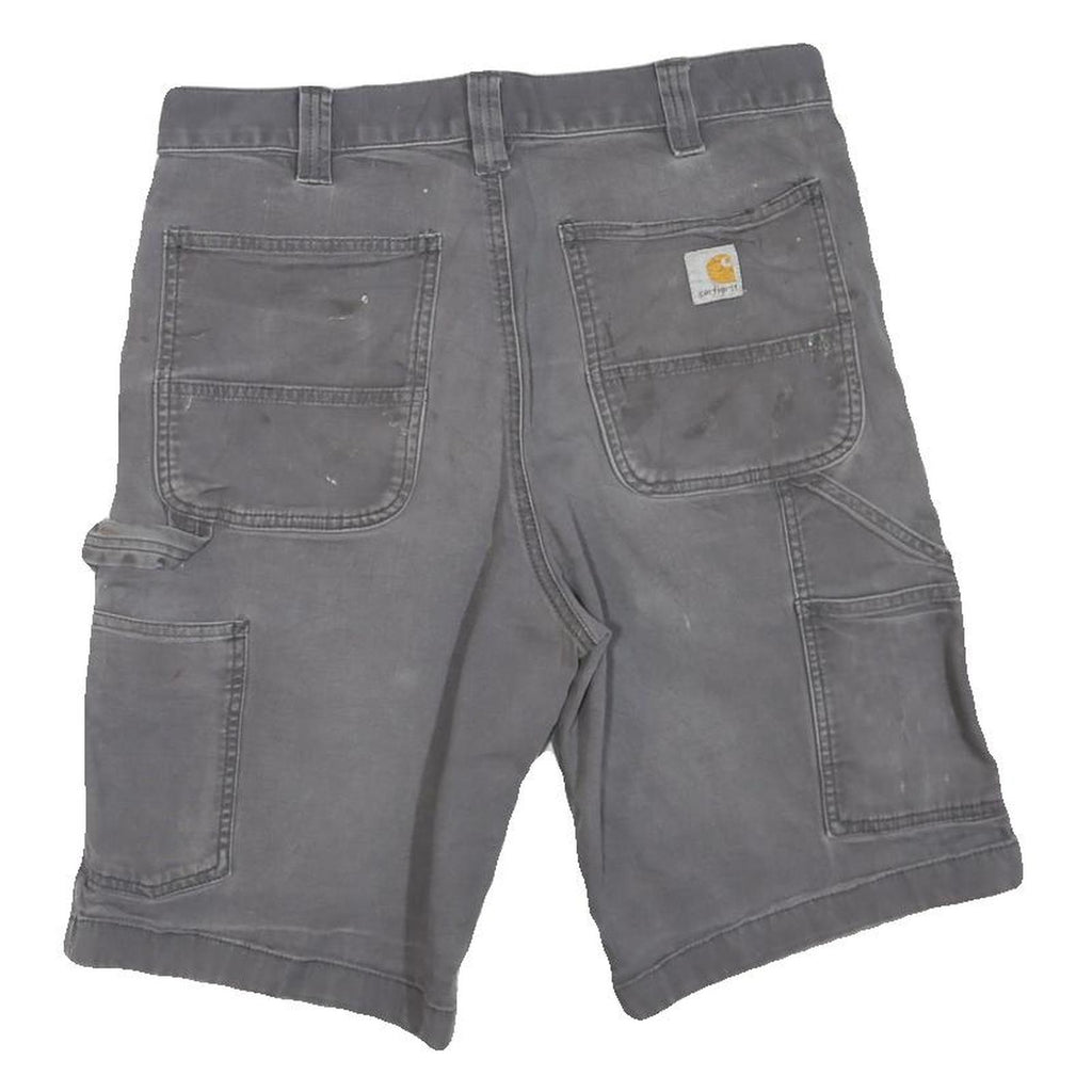 CARHARTT Mens Shorts Grey Casual M W32 Workwear Utility Relaxed Fit