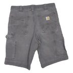 CARHARTT Mens Shorts Grey Casual M W32 Workwear Utility Relaxed Fit