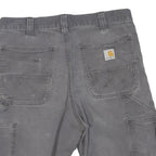 CARHARTT Mens Shorts Grey Casual M W32 Workwear Utility Relaxed Fit
