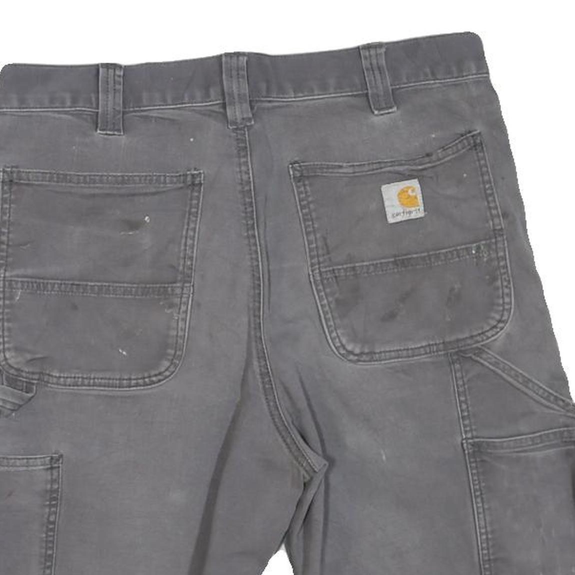 CARHARTT Mens Shorts Grey Casual M W32 Workwear Utility Relaxed Fit