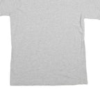 GENUINE MERCHANDISE Mens Grey & Red Graphic T-Shirt M Crew Neck Short Sleeve