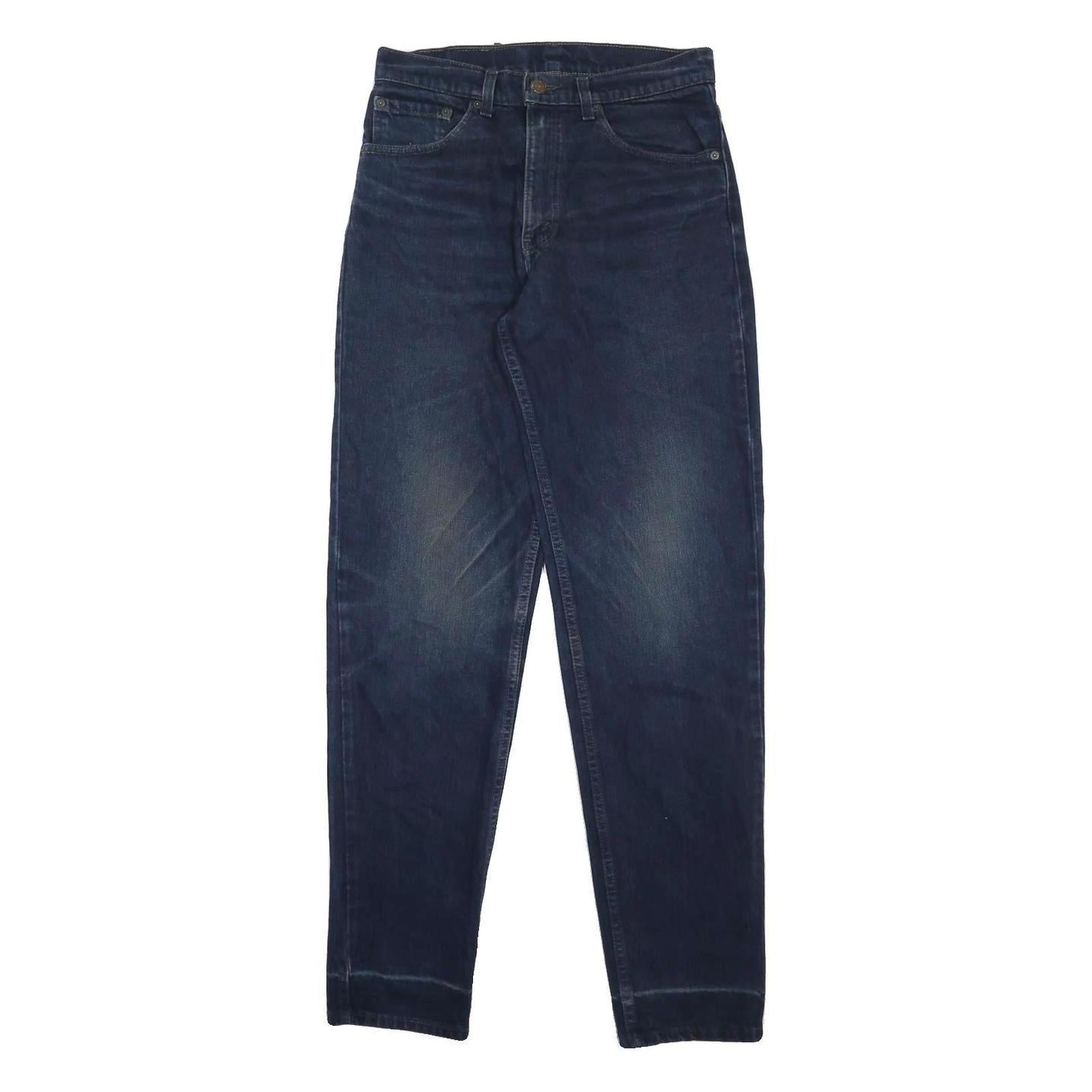 LEVI'S 550 Tapered Mens Jeans Blue Relaxed Cotton Denim W31 L34 Classic Zip