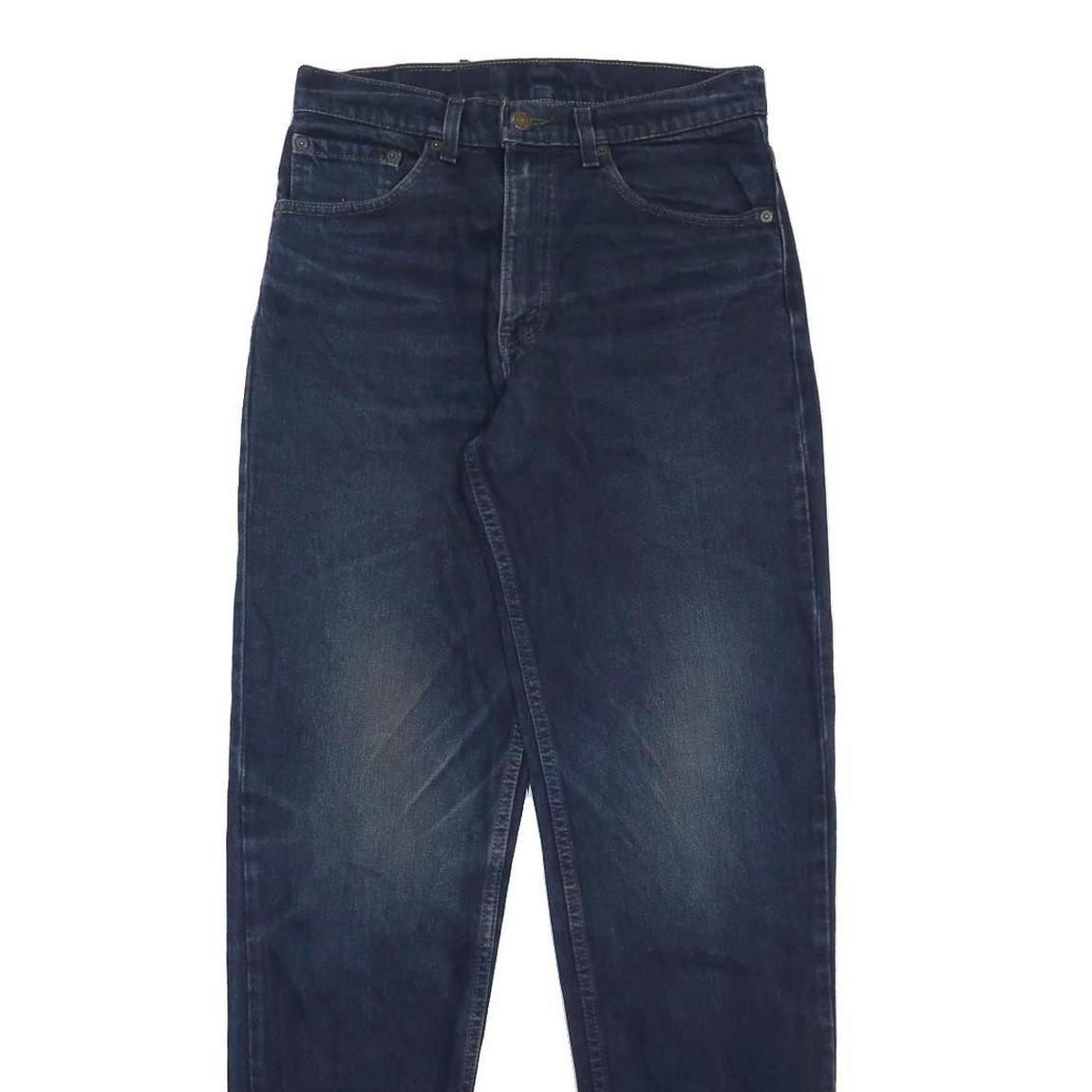 LEVI'S 550 Tapered Mens Jeans Blue Relaxed Cotton Denim W31 L34 Classic Zip