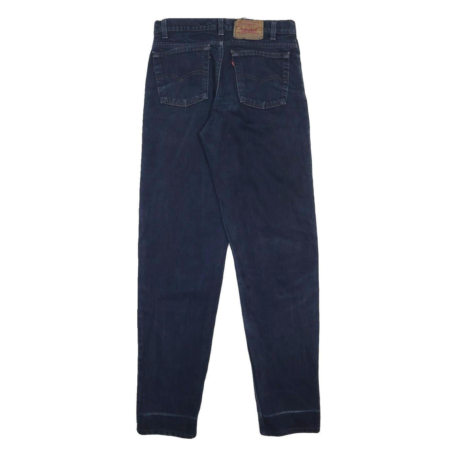 LEVI'S 550 Tapered Mens Jeans Blue Relaxed Cotton Denim W31 L34 Classic Zip