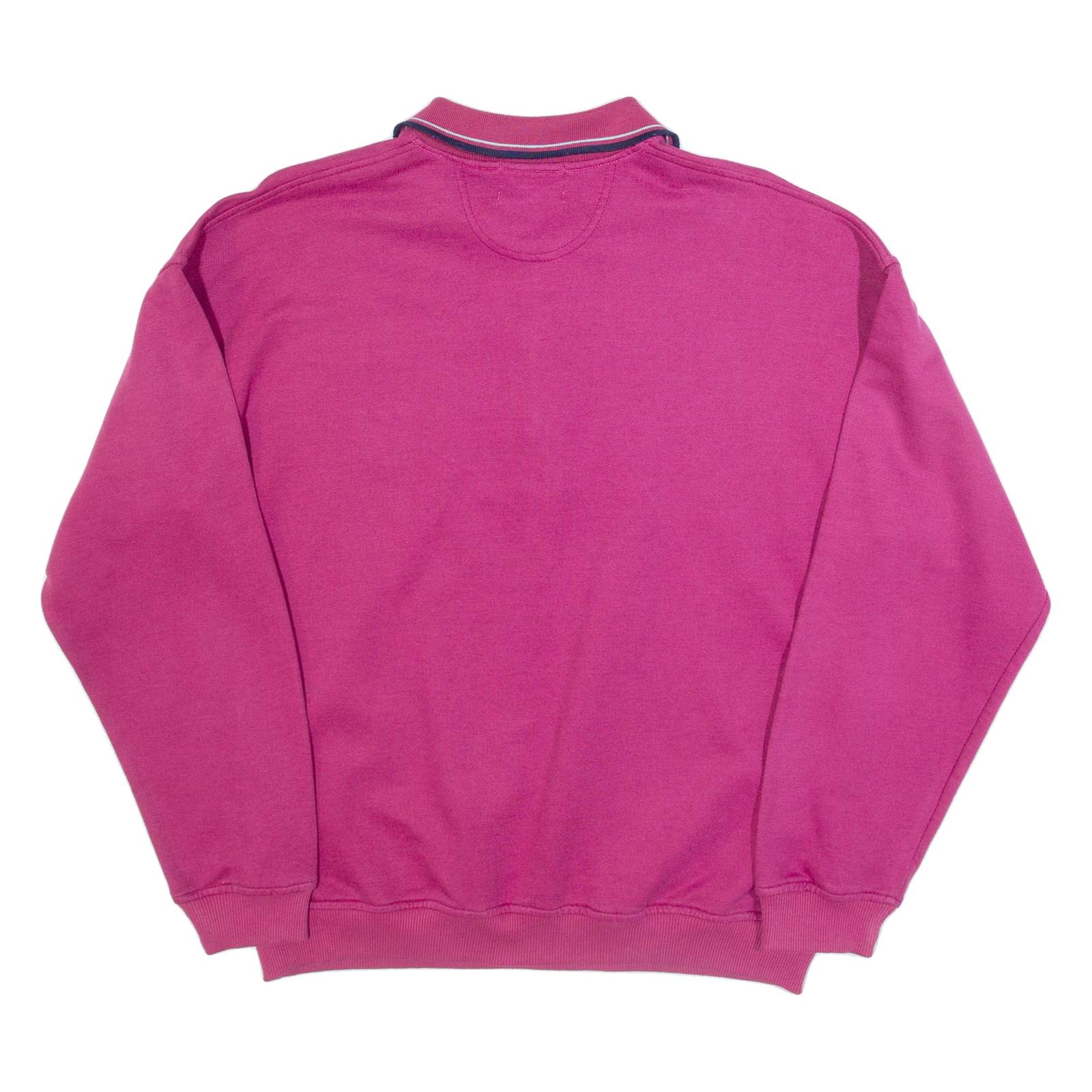 VINCI Caribic Island Mens Sweatshirt Purple Button Neck M