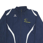 ERIMA Mens Blue & Navy Track Jacket XL Polyester Plain Zip Sports Training