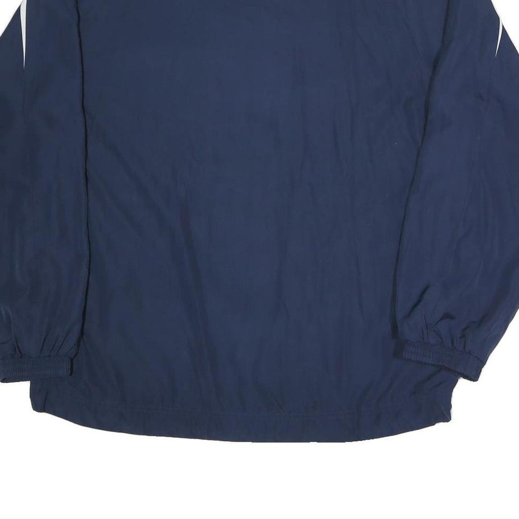 ERIMA Mens Blue & Navy Track Jacket XL Polyester Plain Zip Sports Training