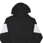 STARTER Mens Black & White Colourblock Pullover Hoodie L Cotton Blend Casual