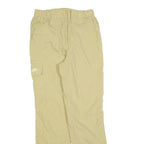 MAMMUT Womens Polyester Blend Regular Beige Cargo Trousers W28 L30 Outdoor Zip