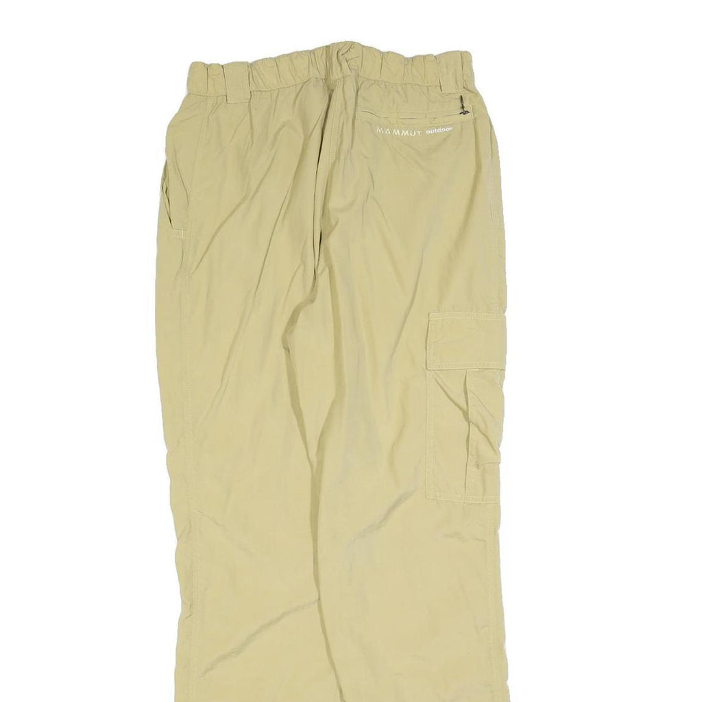 MAMMUT Womens Polyester Blend Regular Beige Cargo Trousers W28 L30 Outdoor Zip