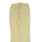 MAMMUT Womens Polyester Blend Regular Beige Cargo Trousers W28 L30 Outdoor Zip