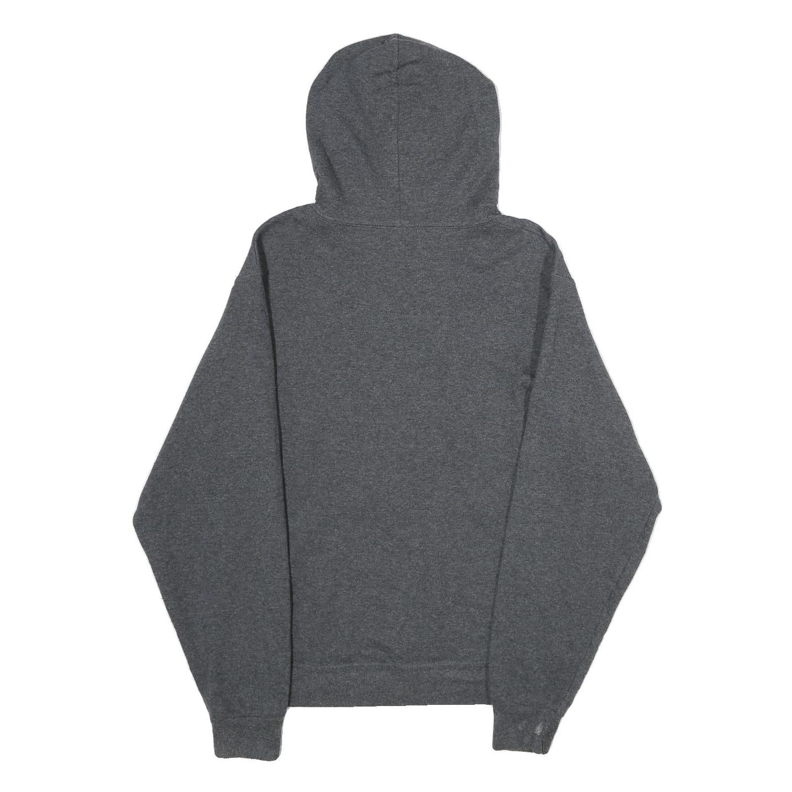 JERZEES Mens Grey Munster Mustangs Pullover Hoodie S Cotton Blend