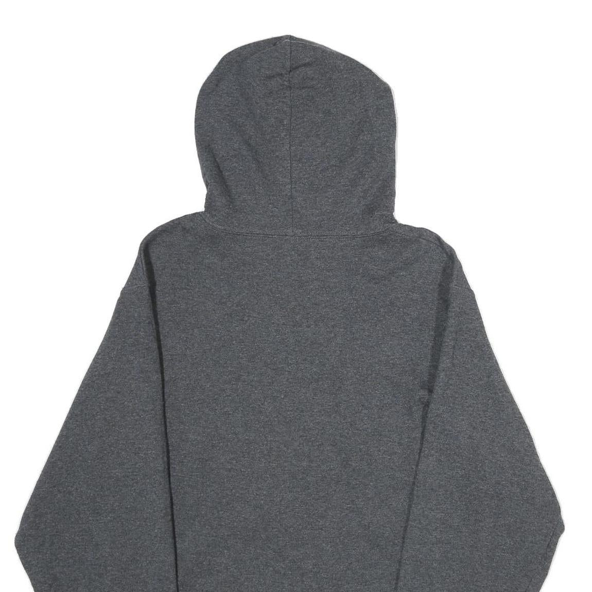 JERZEES Mens Grey Munster Mustangs Pullover Hoodie S Cotton Blend