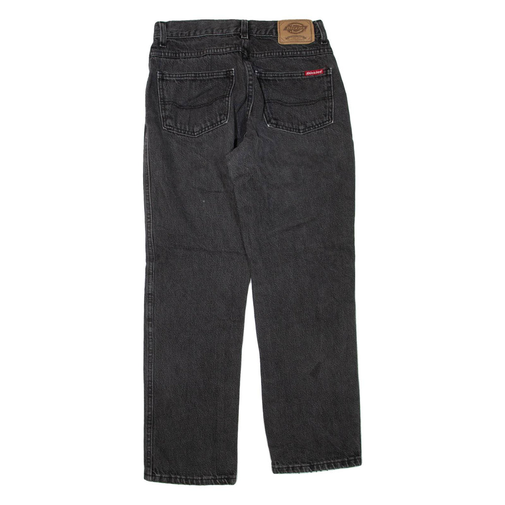 DICKIES Womens Jeans Grey Regular Straight W28 L29