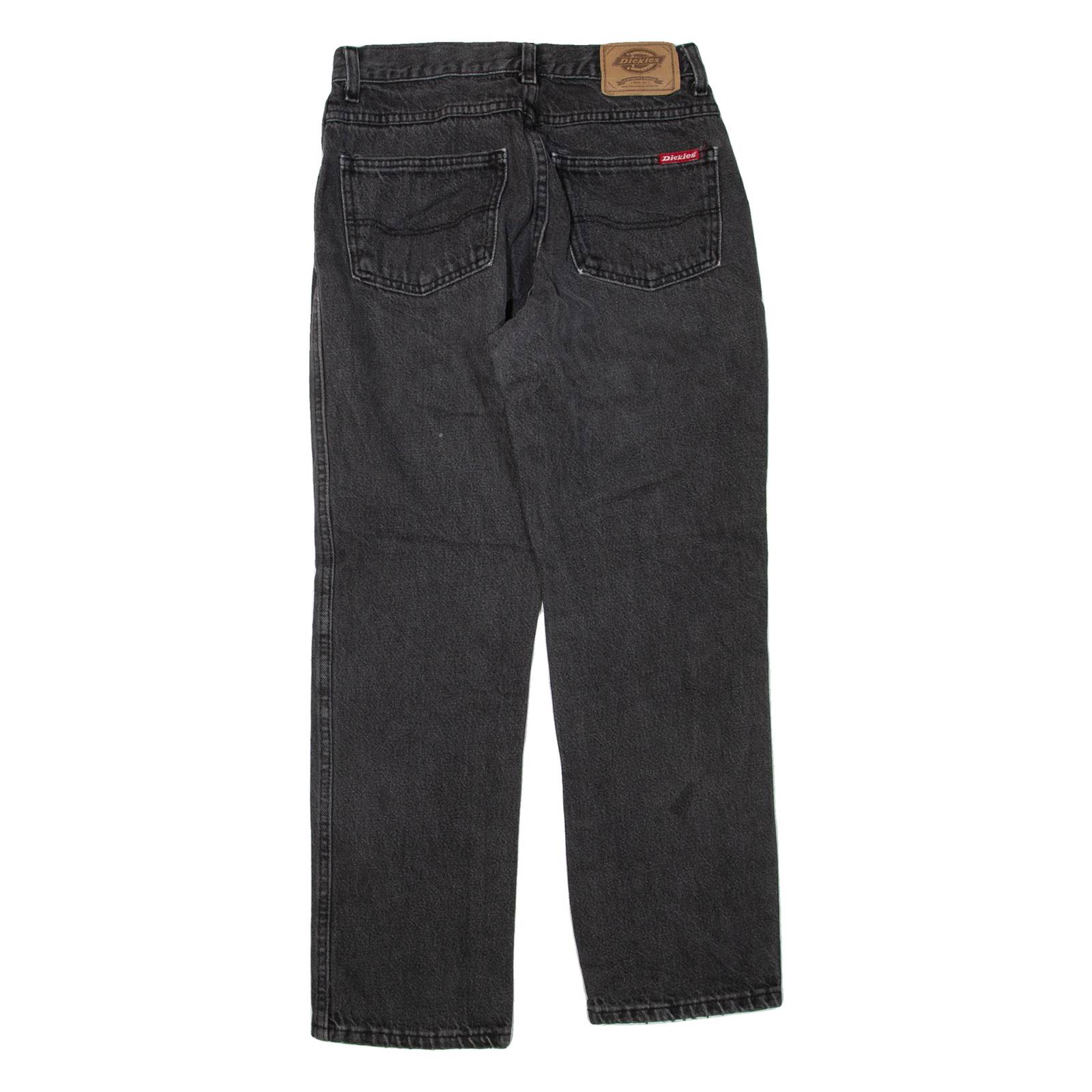 DICKIES Womens Jeans Grey Regular Straight W28 L29