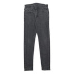 LEVI'S 512 LO-BALL Mens Jeans Black Slim Skinny Denim Medium W30 L30 Zip