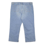 OASIS Capri Womens Jeans Blue Regular Straight Denim Light W34 L22 Cotton Blend