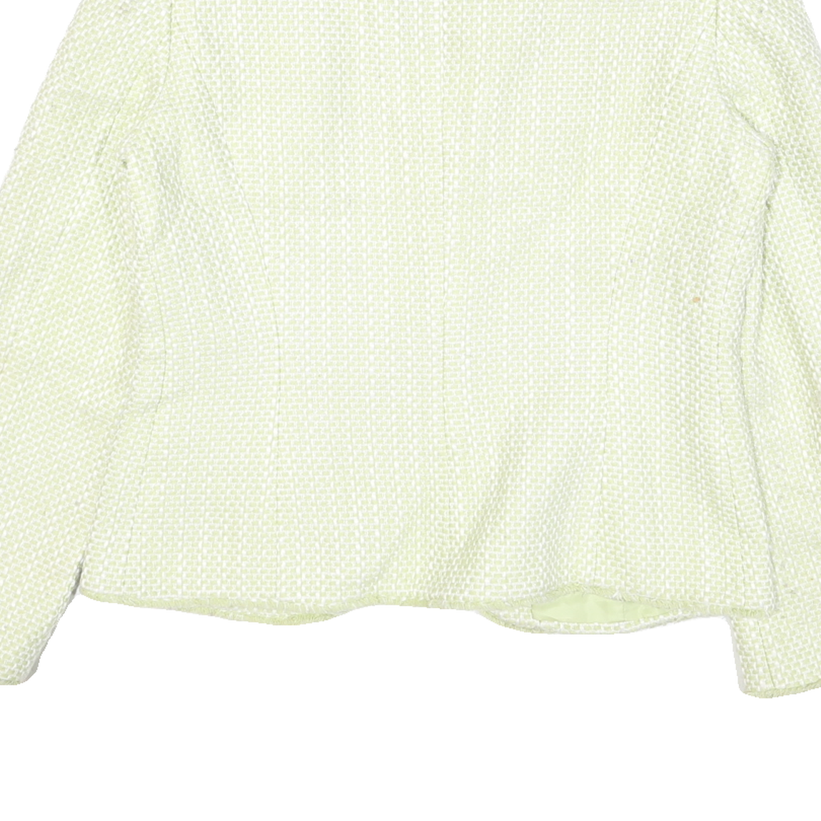 CASPER Womens Cream Button Cotton Blend Jacket UK 10 Woven Classic Style