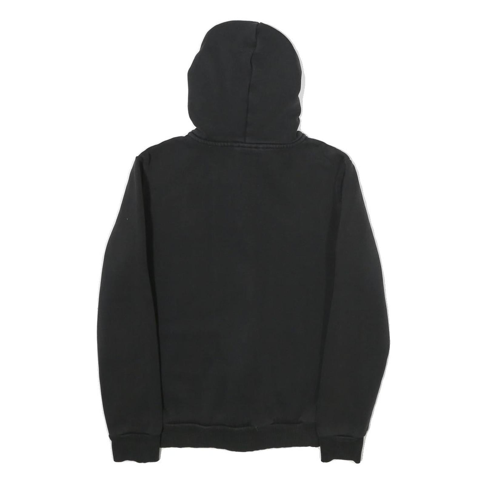 PUMA Womens Black Pullover Hoodie XS Cotton Full Zip Comfort Casual