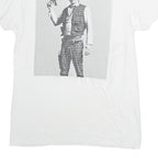 STARWARS Mens White Graphic T-Shirt M Short Sleeve Crew Neck Cotton