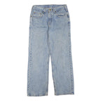 CARHARTT Womens Regular Fit Blue Denim Straight Leg Cotton Blend Jeans W30 L27