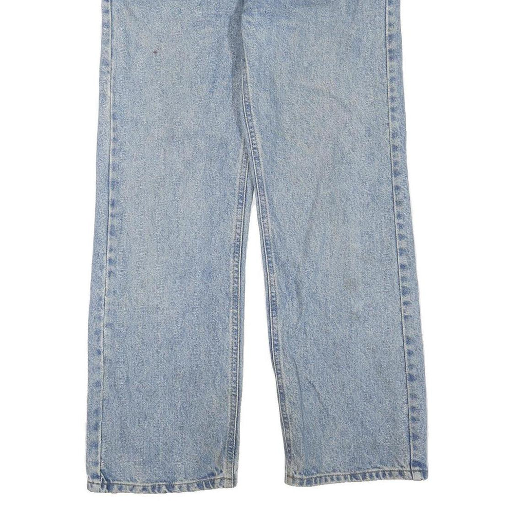 CARHARTT Womens Regular Fit Blue Denim Straight Leg Cotton Blend Jeans W30 L27