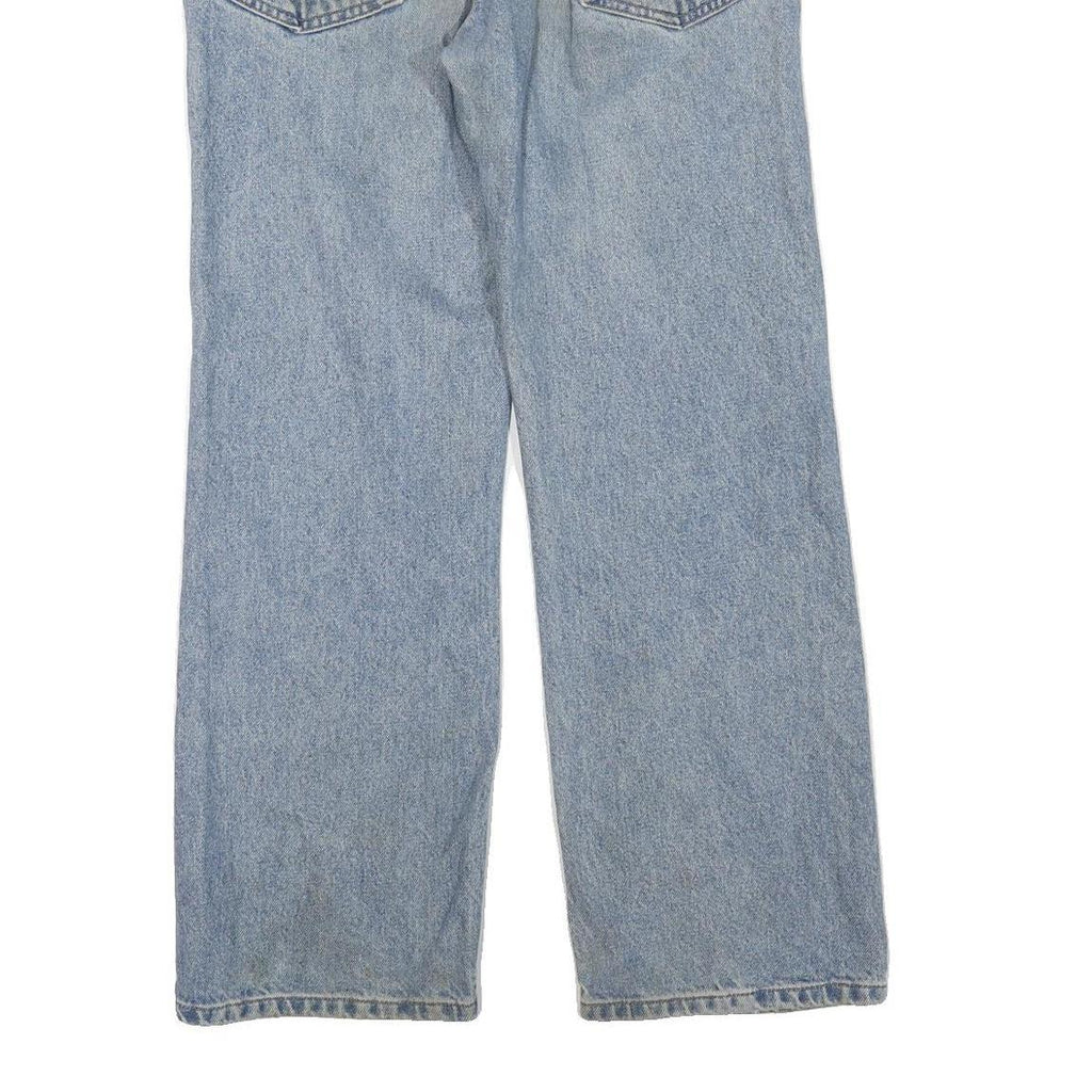 CARHARTT Womens Regular Fit Blue Denim Straight Leg Cotton Blend Jeans W30 L27