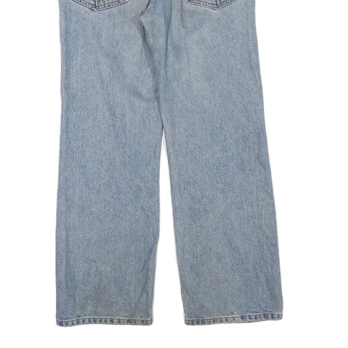 CARHARTT Womens Regular Fit Blue Denim Straight Leg Cotton Blend Jeans W30 L27