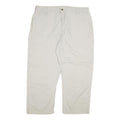 CARHARTT Mens Cotton Blend Beige Relaxed Straight Trousers W40 L28 Workwear