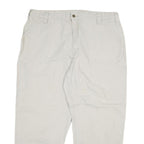 CARHARTT Mens Cotton Blend Beige Relaxed Straight Trousers W40 L28 Workwear