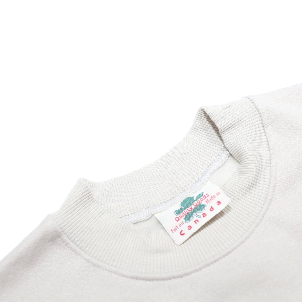 CANADA Womens Cream Sweatshirt M Wolves Printed Cotton Blend Crew Neck Casual