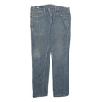 LEVI'S Mens Jeans Blue Regular Straight Denim Medium W34 L32 Classic Fit Zip