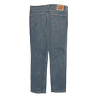 LEVI'S Mens Jeans Blue Regular Straight Denim Medium W34 L32 Classic Fit Zip