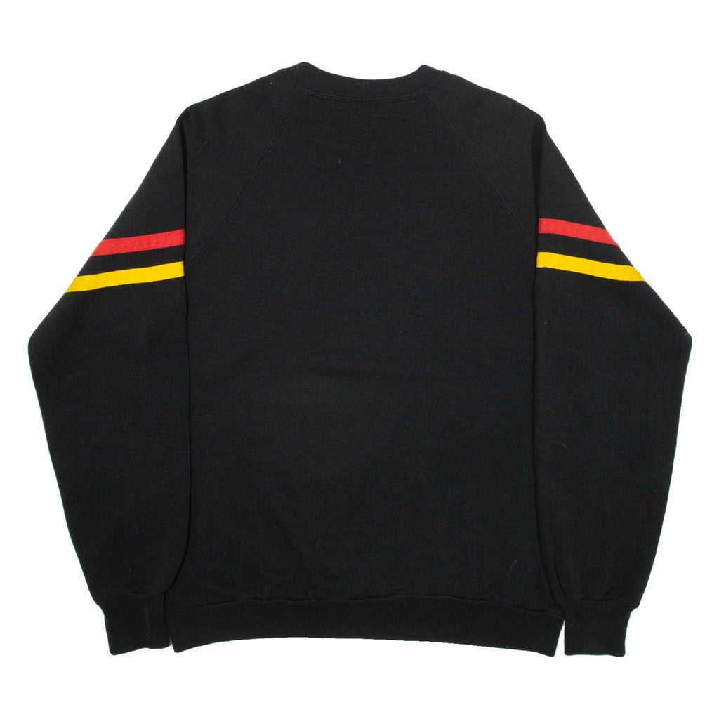 DISNEY Mickey Mouse Womens Sweatshirt Black 90s L