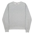 FILA Womens Grey Cotton Blend Crew Neck Sweatshirt M Classic Logo Pullover