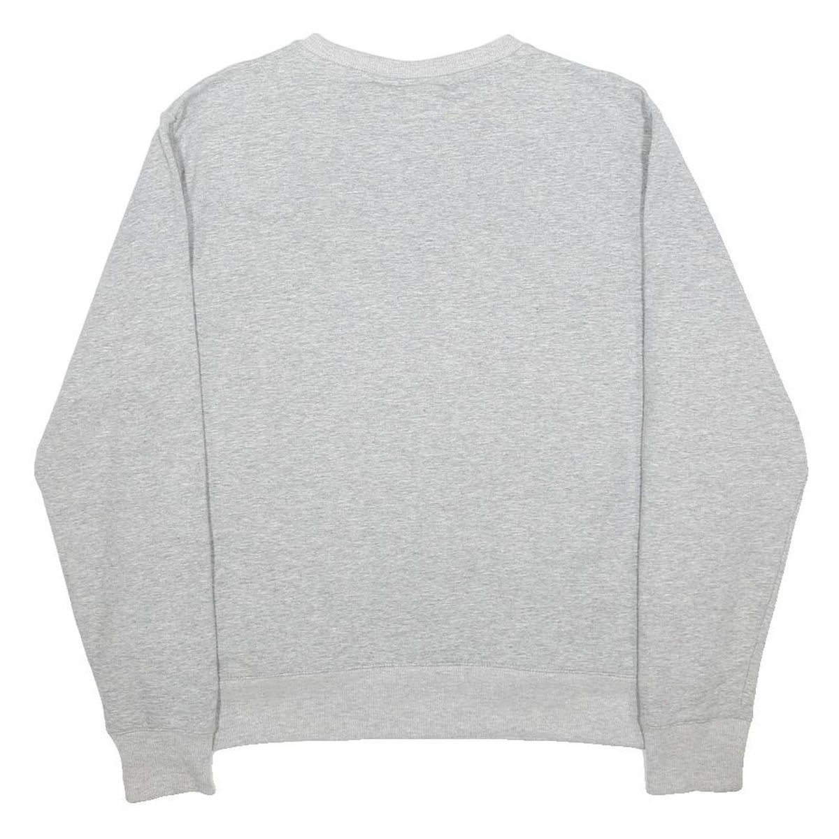 FILA Womens Grey Cotton Blend Crew Neck Sweatshirt M Classic Logo Pullover