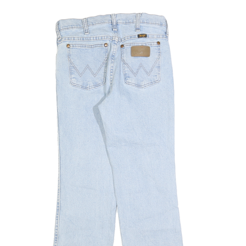 WRANGLER Mens Slim Light Blue Denim Jeans W29 L30 Classic Cotton Zip Pockets