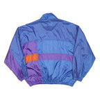 PRO SPIRIT Mens Blue & Purple Colourblock Jacket XL Polyester Blend Zip Casual
